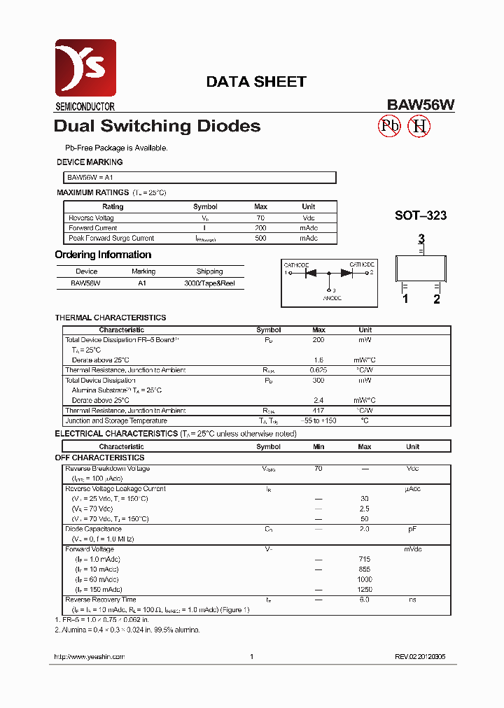 BAW56W_9030168.PDF Datasheet