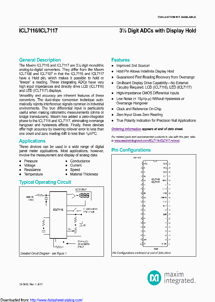 ICL7116CQHTD_9031205.PDF Datasheet