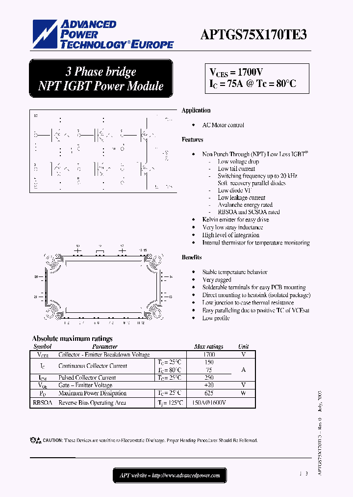 APTGS75X170TE3_9031504.PDF Datasheet
