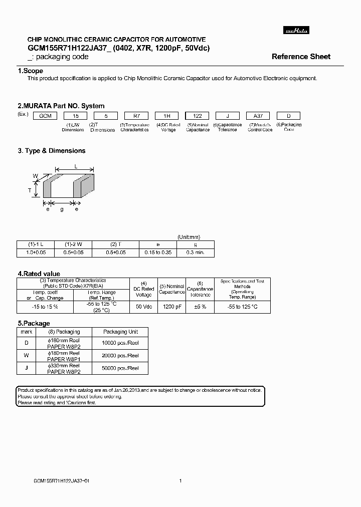 GCM155R71H122JA37_9035714.PDF Datasheet