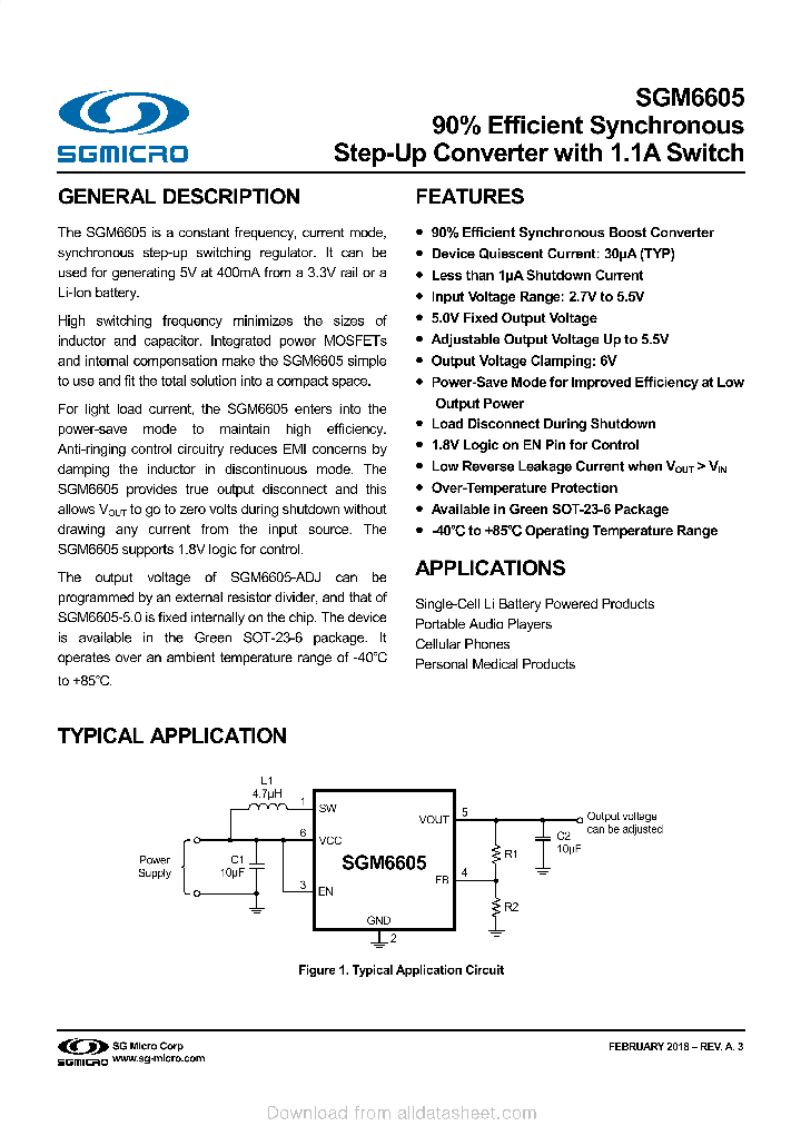 SGM6605_9036714.PDF Datasheet