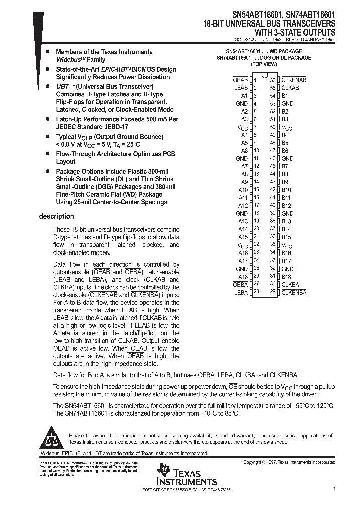 SN74ABT16601DL_9044409.PDF Datasheet