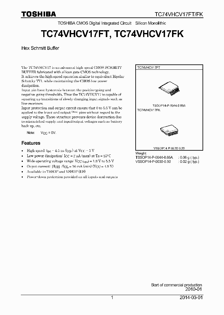 TC74VHCV17FK_9045865.PDF Datasheet