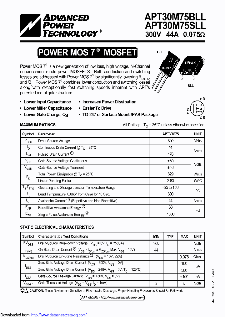 APT30M75BLLG_9046340.PDF Datasheet