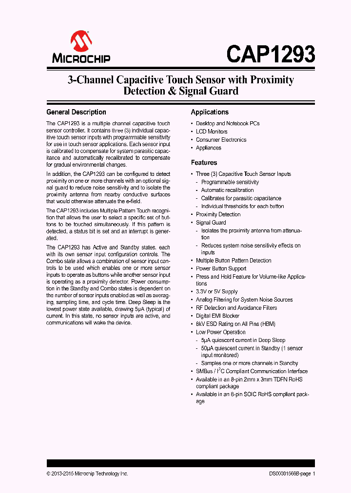 CAP1293-2-SN-TR_9046990.PDF Datasheet