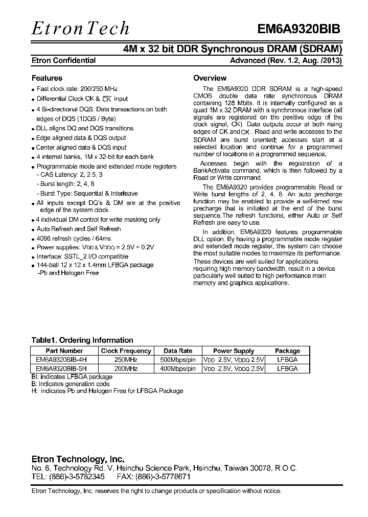 EM6A9320BIB-4H_9048576.PDF Datasheet