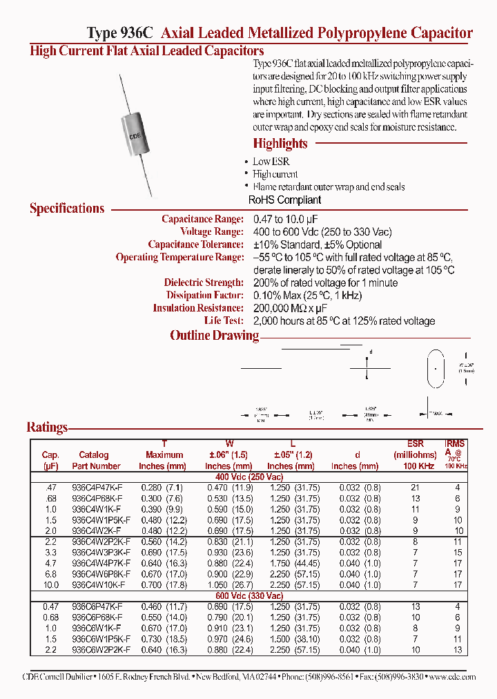 936C6W1P5K-F_9049214.PDF Datasheet