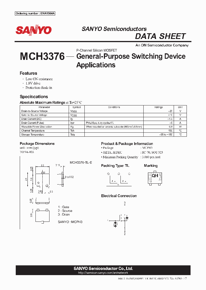 ENA1564A_9054759.PDF Datasheet