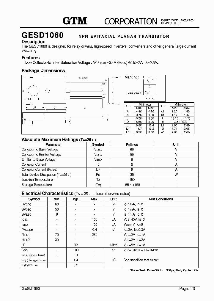 GESD1060_9057147.PDF Datasheet