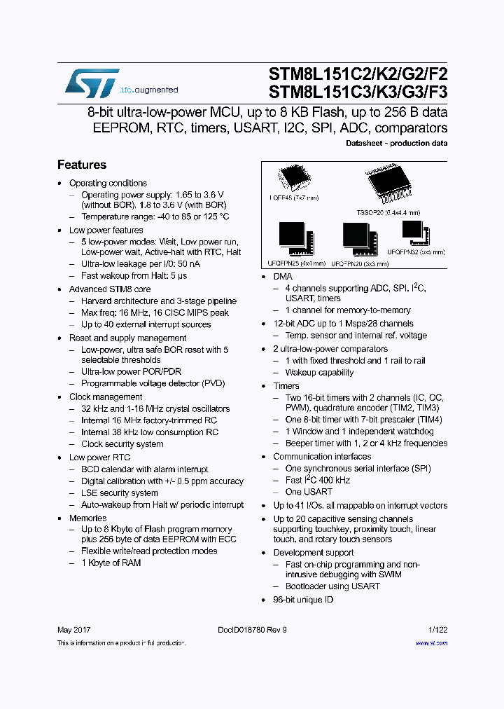 STM8L151F3_9057766.PDF Datasheet