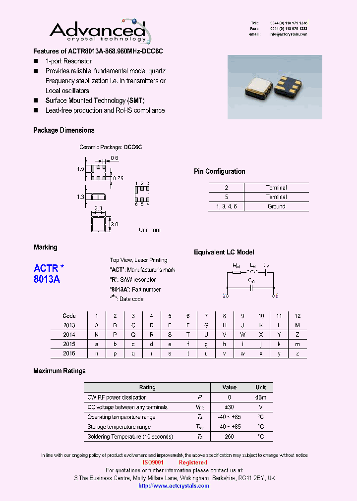 ACTR8013A_9059144.PDF Datasheet