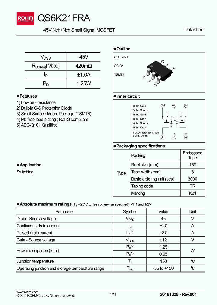 QS6K21FRA_9065338.PDF Datasheet