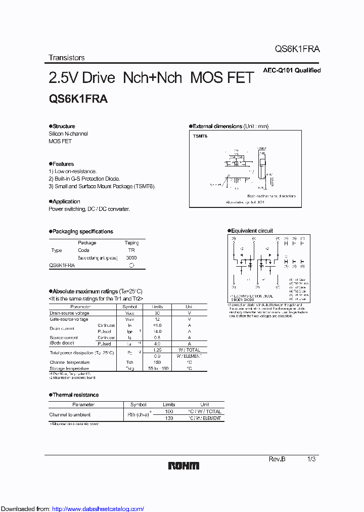 QS6K1FRA_9065358.PDF Datasheet