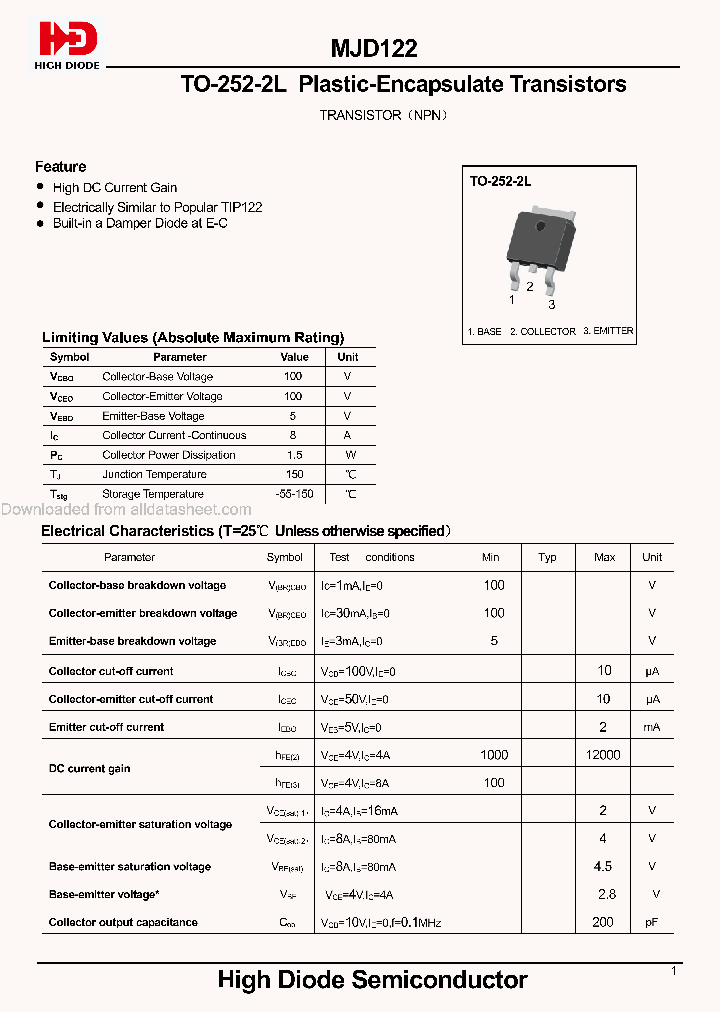 MJD122_9067745.PDF Datasheet