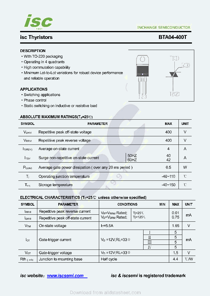 BTA04-400T_9067799.PDF Datasheet