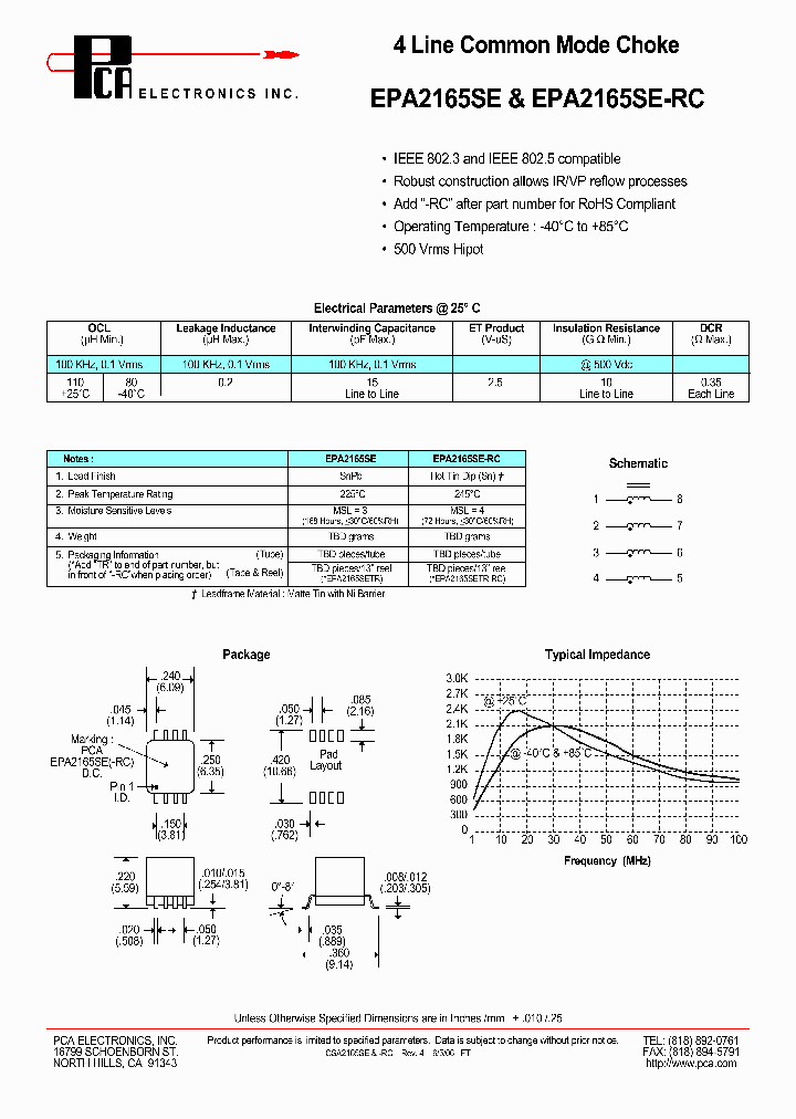 EPA2165SE-15_9070626.PDF Datasheet