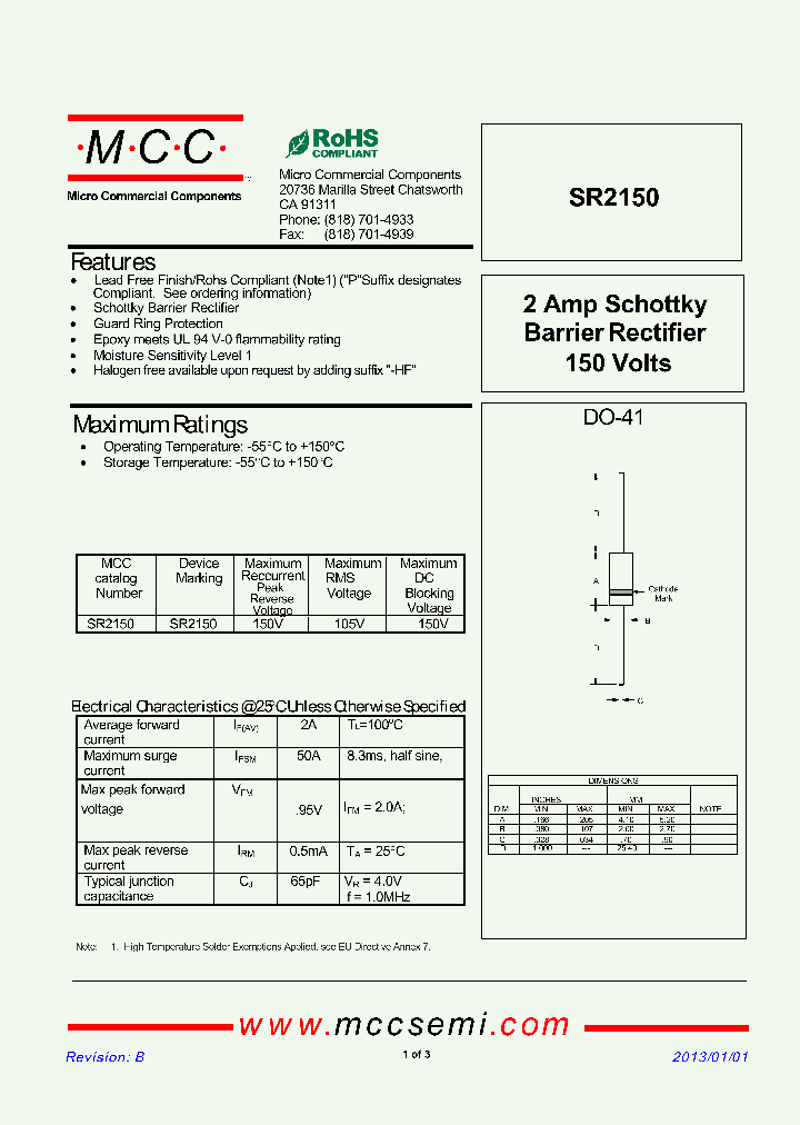 SR2150_9071781.PDF Datasheet