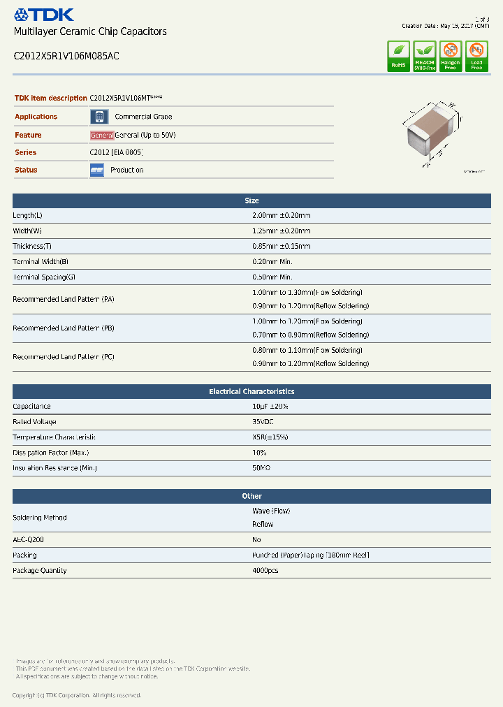 C2012X5R1V106M085AC-17_9072306.PDF Datasheet