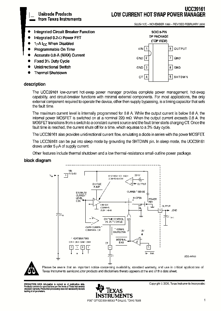 UCC39161DP_9074642.PDF Datasheet