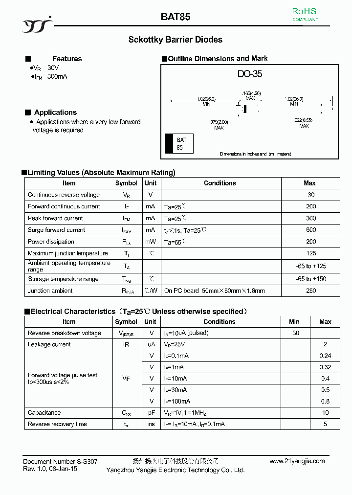 BAT85_9075543.PDF Datasheet