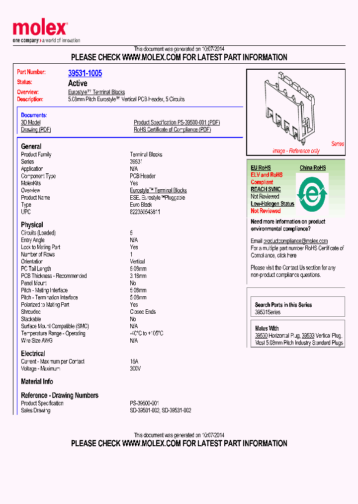 39531-1005_9076028.PDF Datasheet