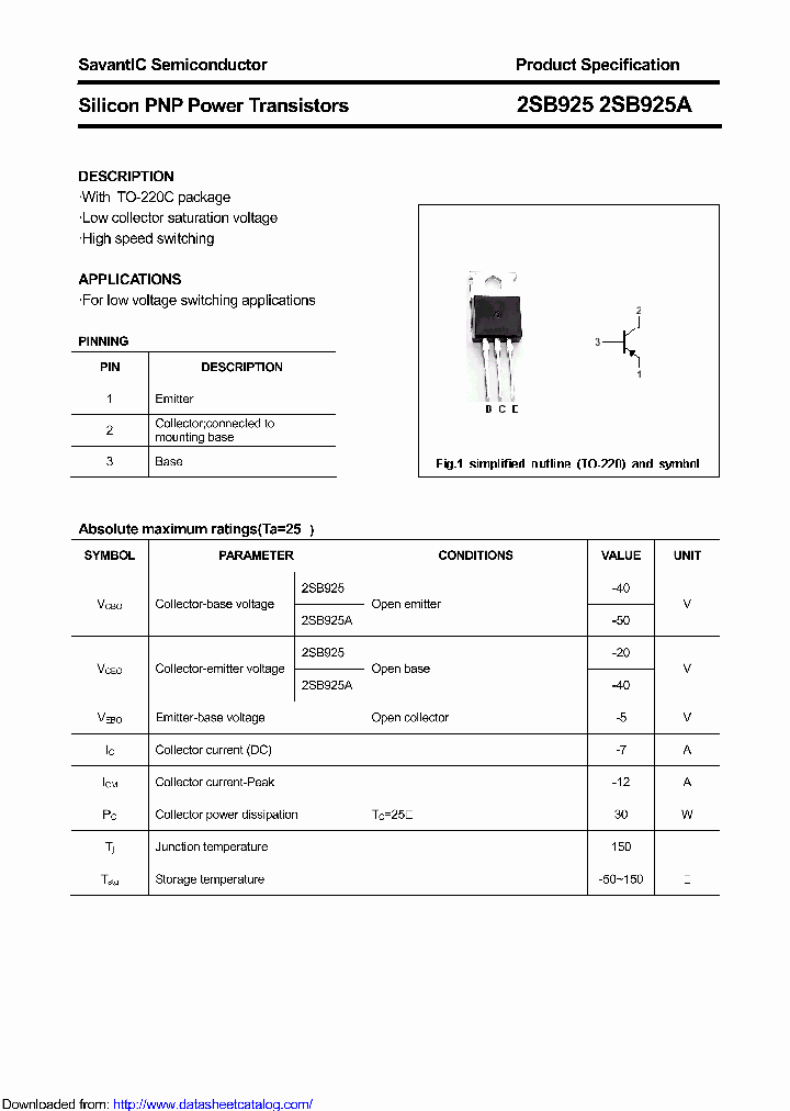 2SB925A_9076967.PDF Datasheet