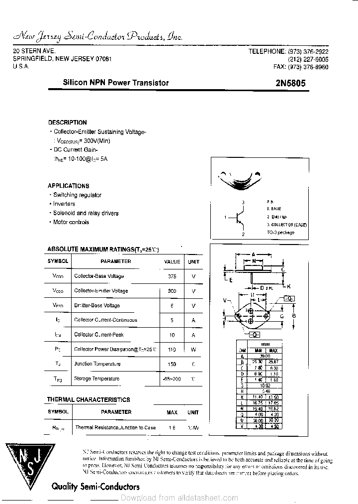 2N5805_9080889.PDF Datasheet