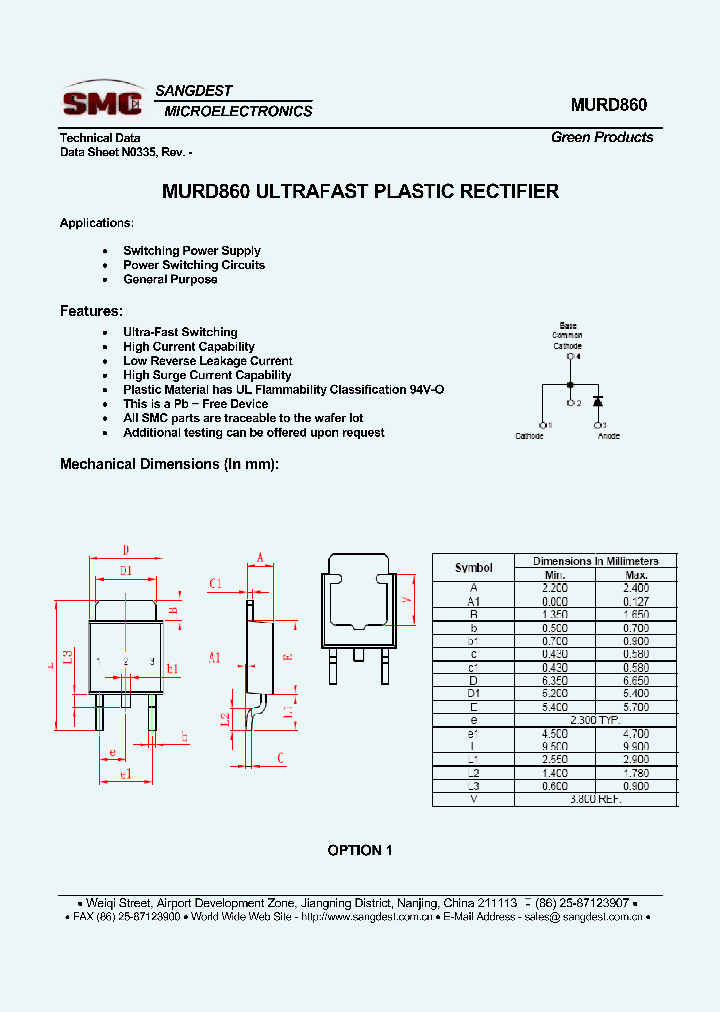 MURD860_9081210.PDF Datasheet
