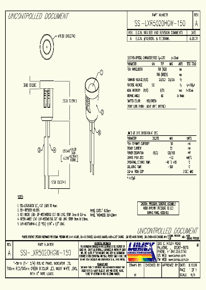 SSI-LXR5020HGW-150_9085717.PDF Datasheet