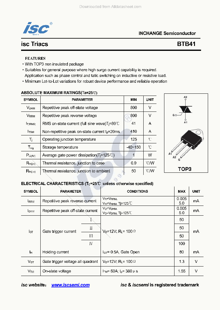 BTB41_9086128.PDF Datasheet