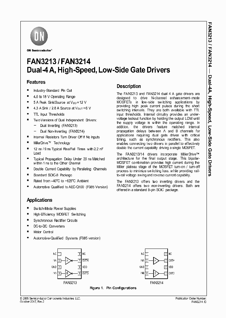 FAN3213_9086311.PDF Datasheet