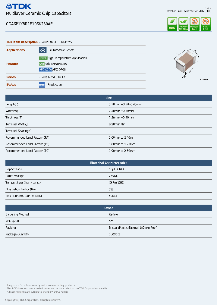 CGA6P1X8R1E106K250AE_9086587.PDF Datasheet