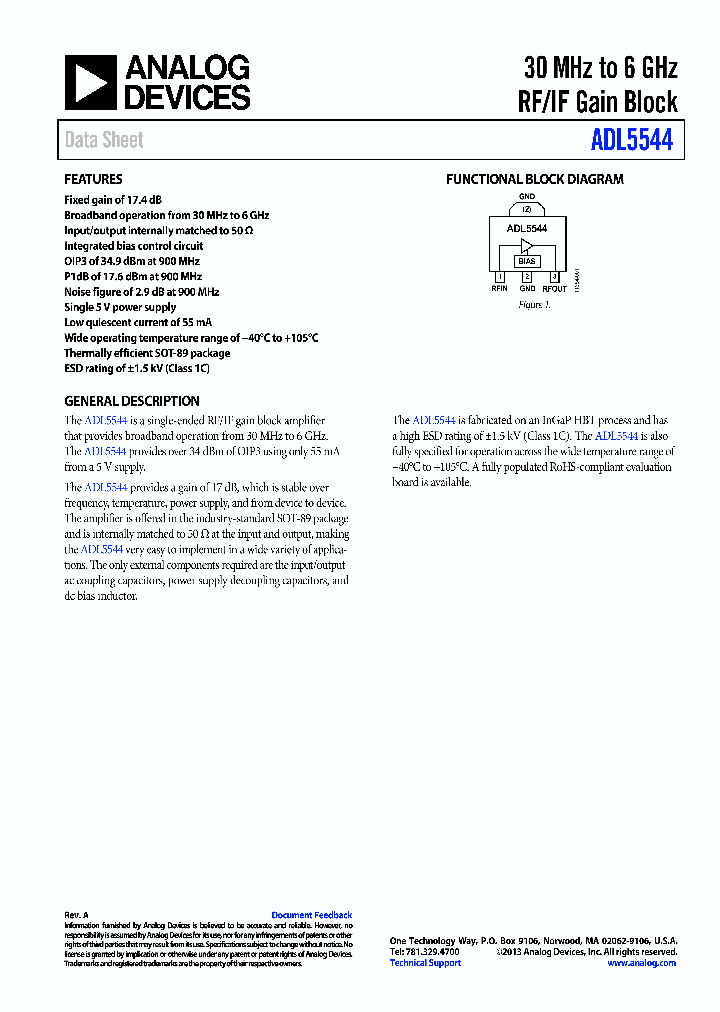 ADL5544_9087688.PDF Datasheet