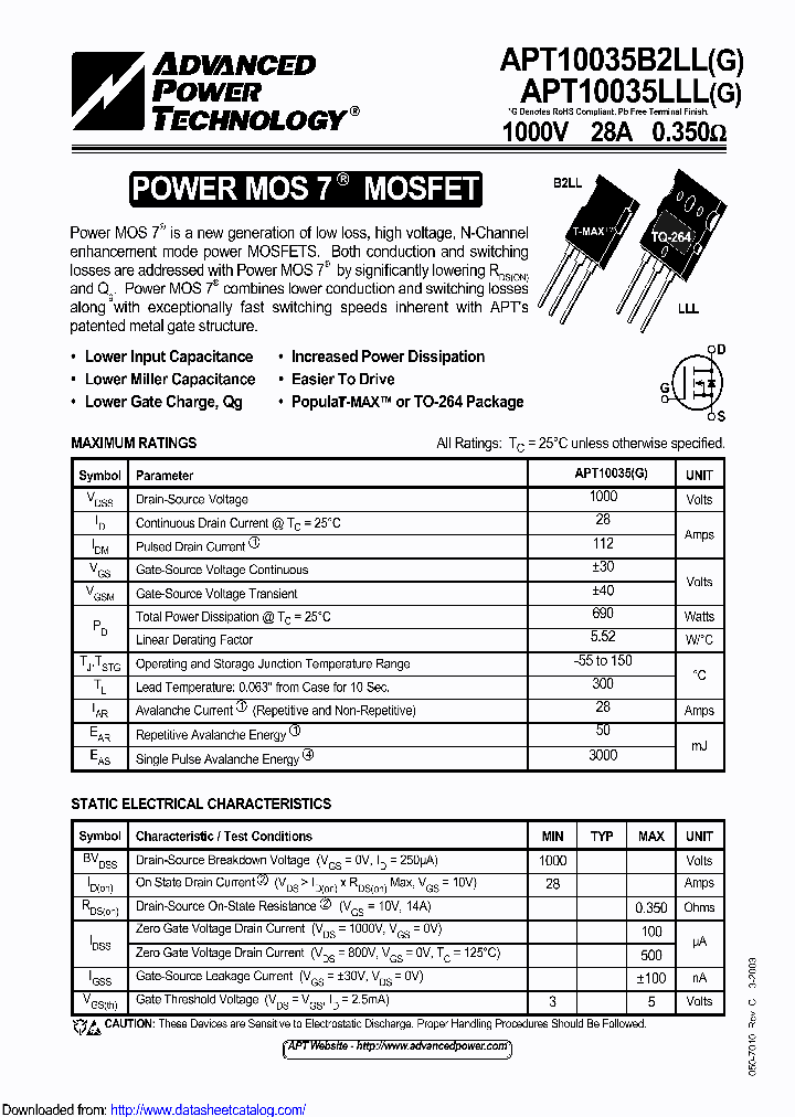 APT10035B2LLG_9092070.PDF Datasheet