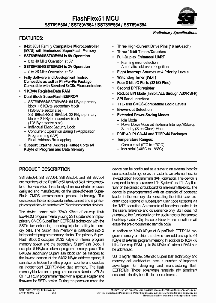 SST89E554-25-C-NJ_9092475.PDF Datasheet