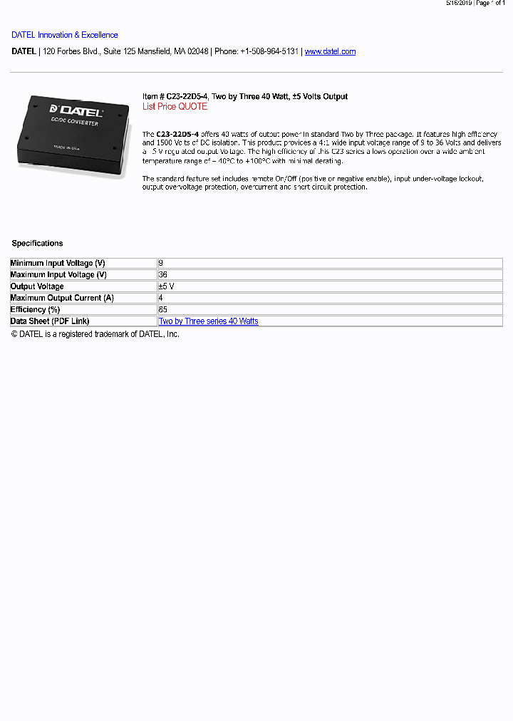 C23-22D5-4_9101931.PDF Datasheet