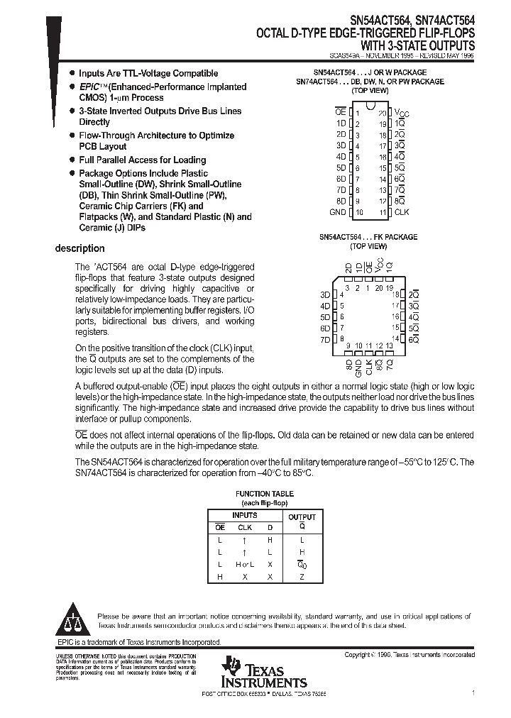 SN54ACT564J_9102214.PDF Datasheet