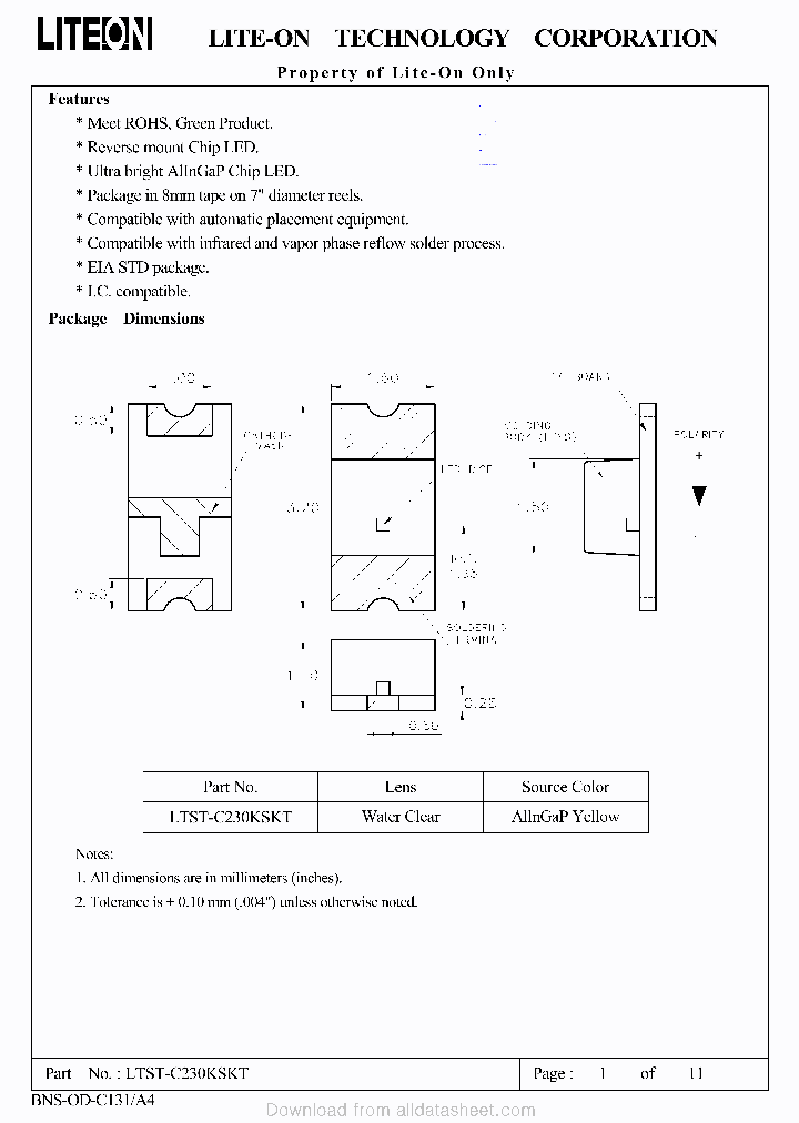 C230KSKT_9108471.PDF Datasheet