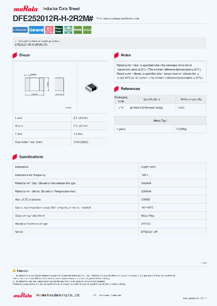 DFE252012R-H-2R2M_9110372.PDF Datasheet