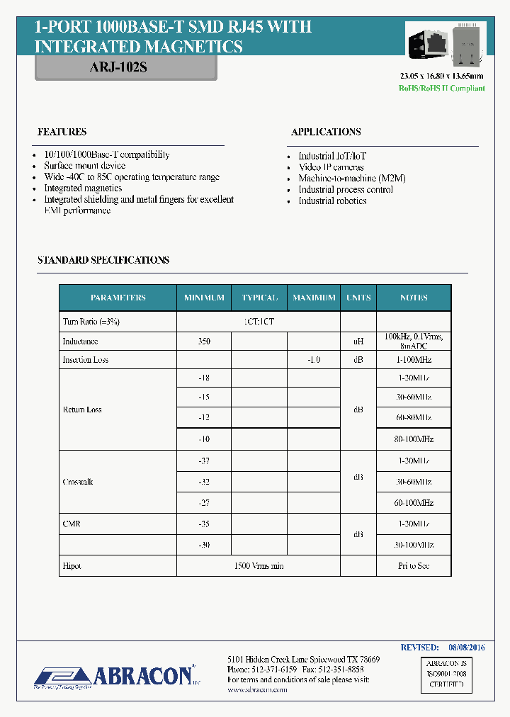 ARJ-102S_9112810.PDF Datasheet