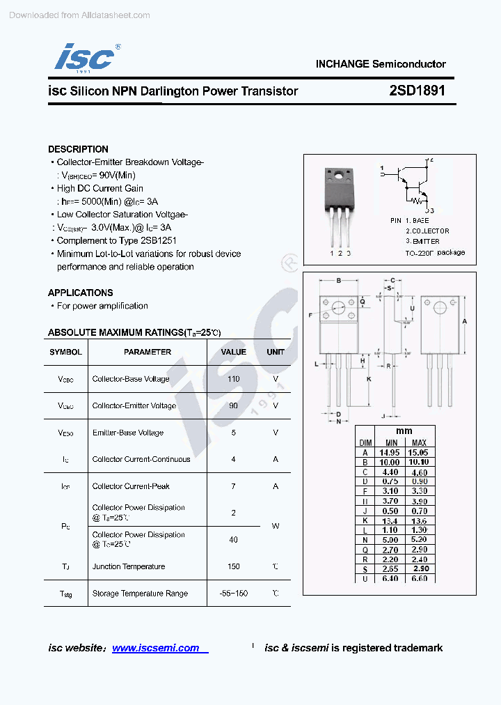 2SD1891_9114001.PDF Datasheet