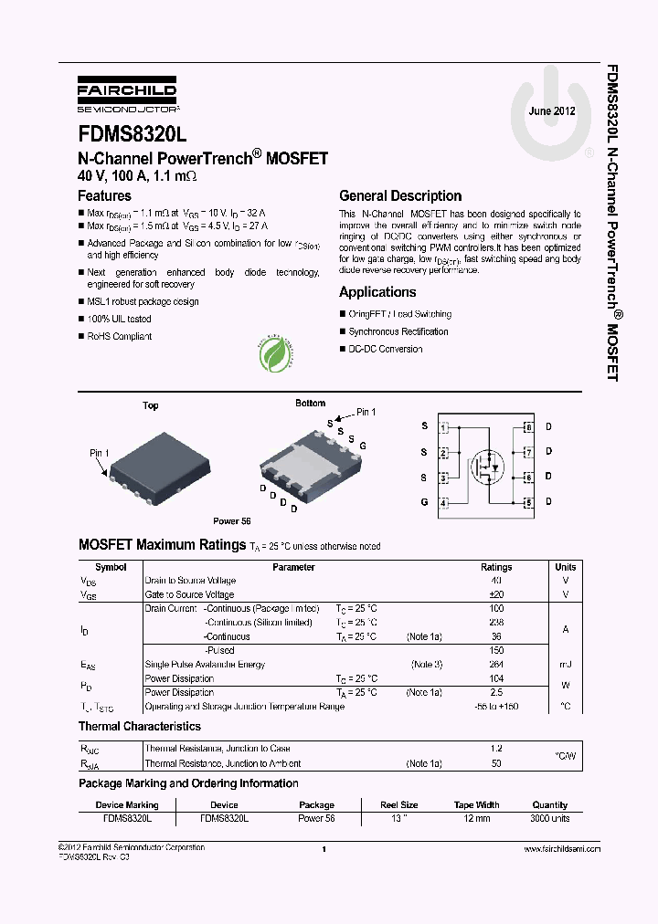 FDMS8320L_9117492.PDF Datasheet