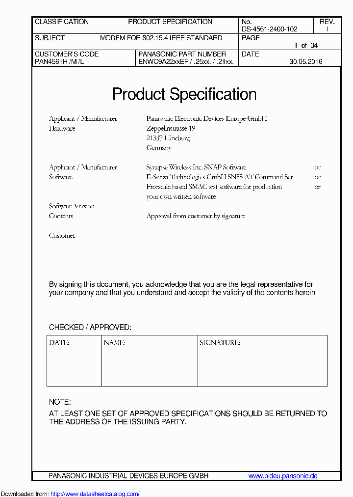 ENWC9A21B4EF_9124513.PDF Datasheet